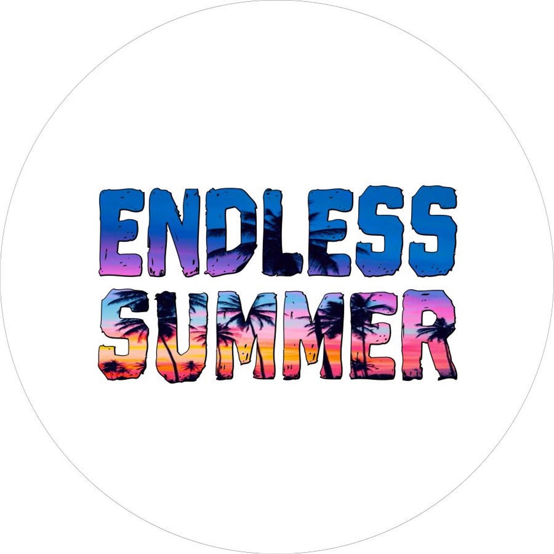 Endless Summer Sunset Spare Tire Cover
