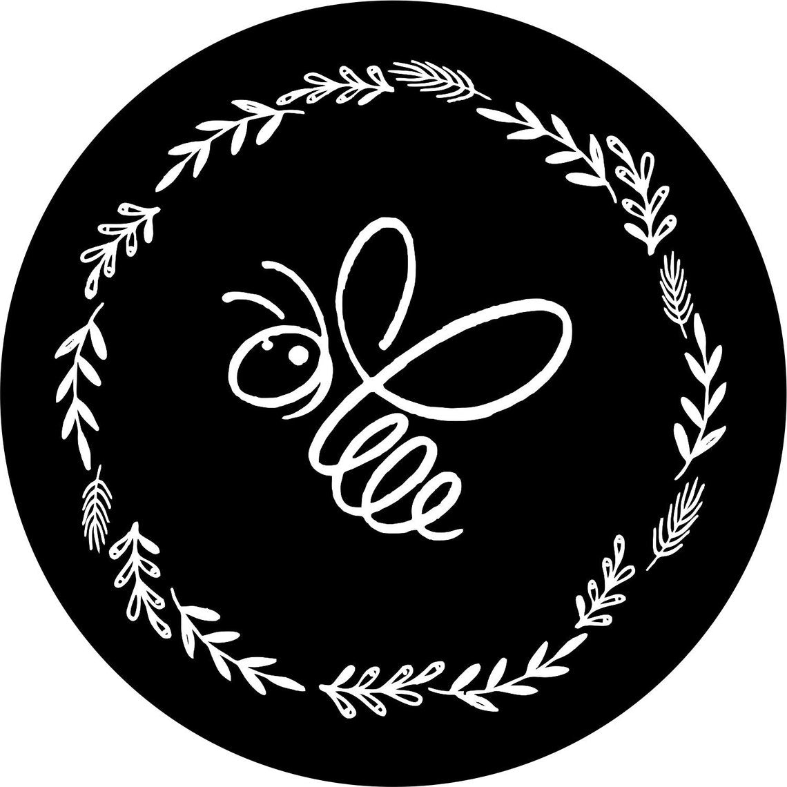 Floral Honey Bee Spare Tire Cover - Precision Fit for Jeep, Bronco, Campers, RV, & More