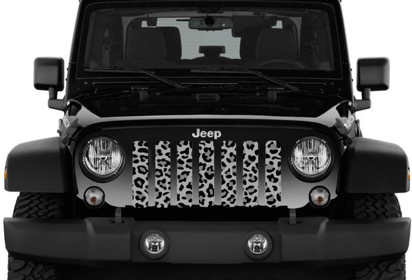 Leopard Animal Print Jeep Grille Insert