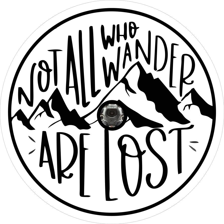 Not All Who Wander Are Lost Mountain Landscape