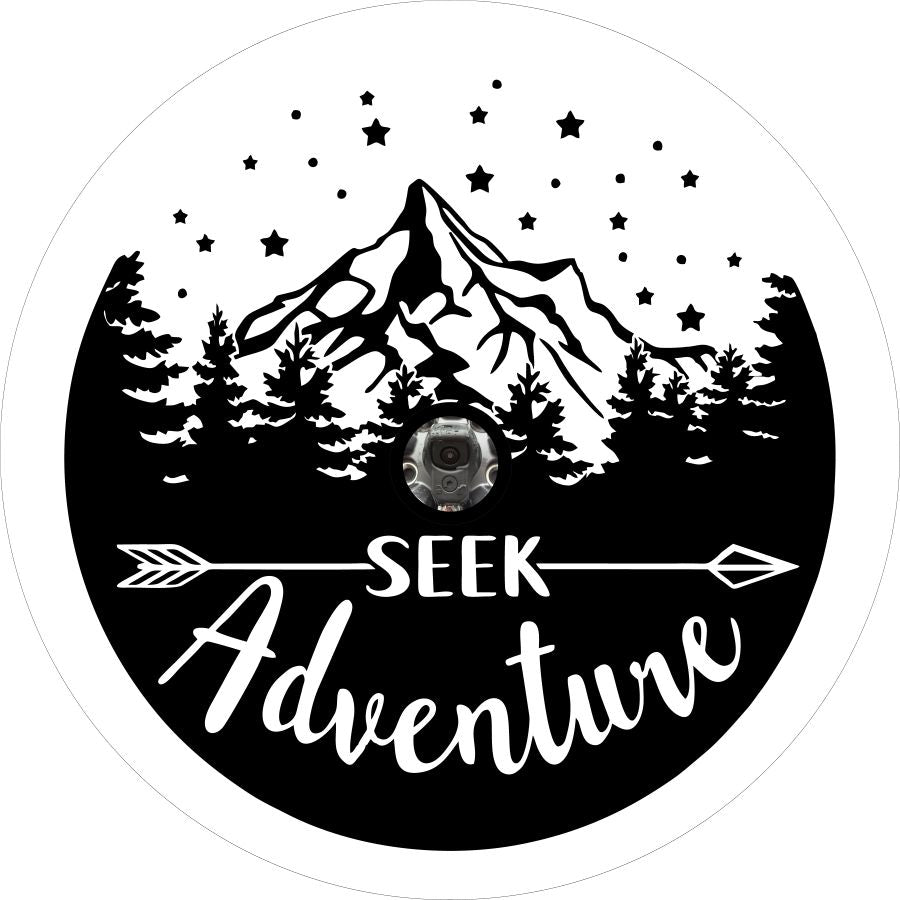 Seek Adventure Mountains and Arrow