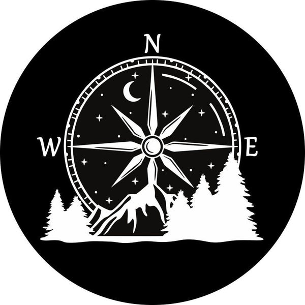 Mountain Compass Spare Tire Cover for Jeep, Bronco, Camper, RV, Van, & More