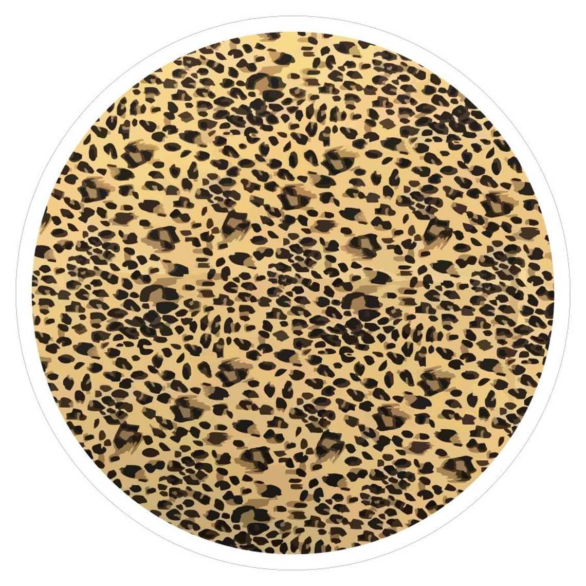 Natural Leopard Animal Print