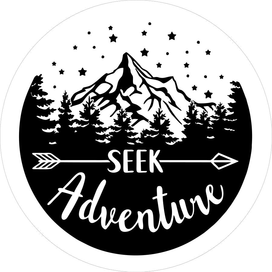 Seek Adventure Mountains and Arrow