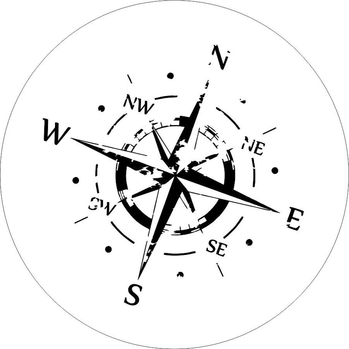 Compass Design Simple Color Simple Compass Designs