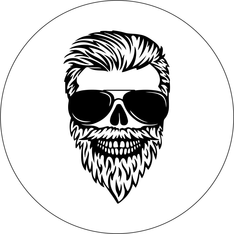 Skull Daddy with Beard and Sunglasses