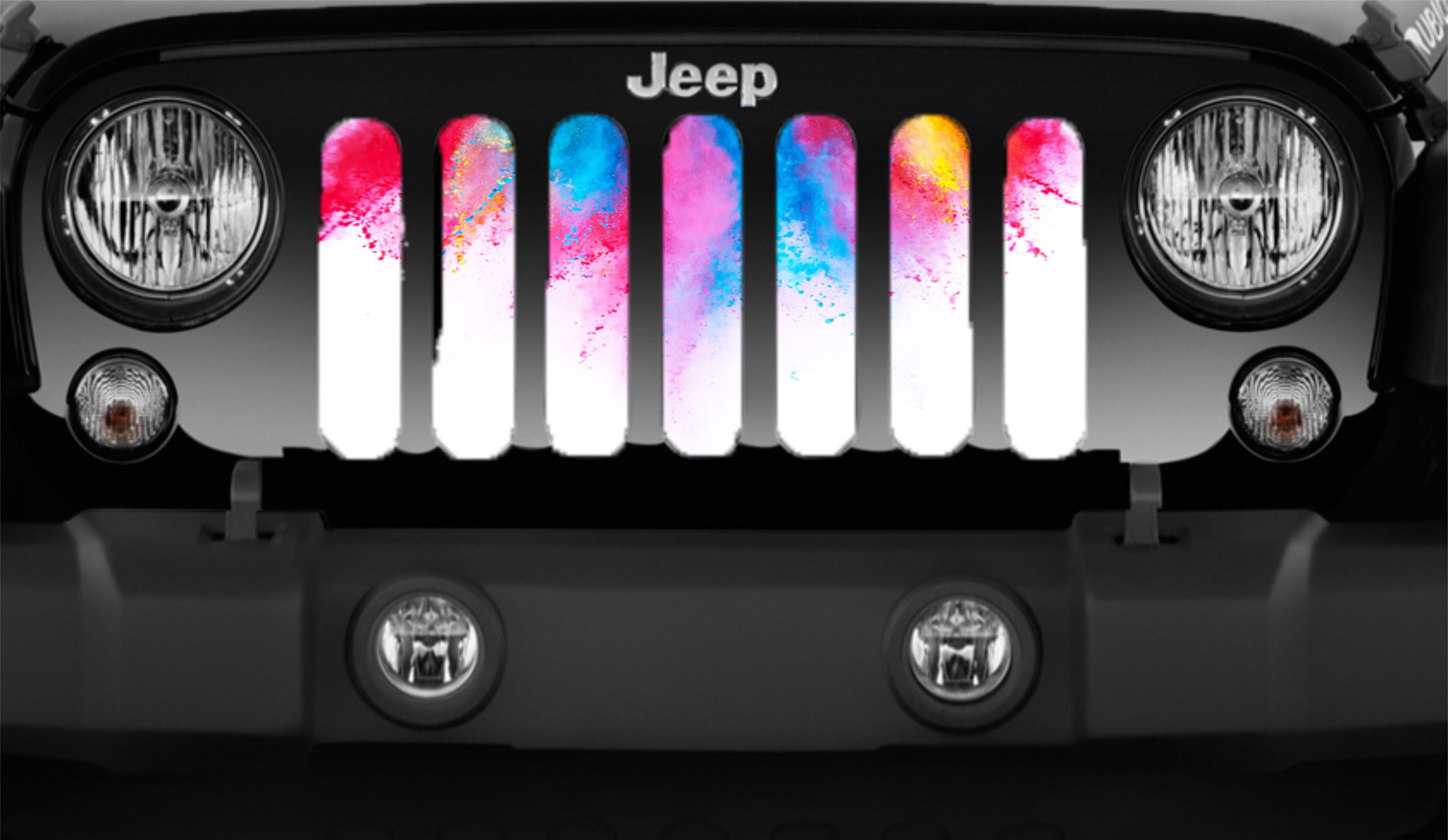 Splash of Color Jeep Grille Insert